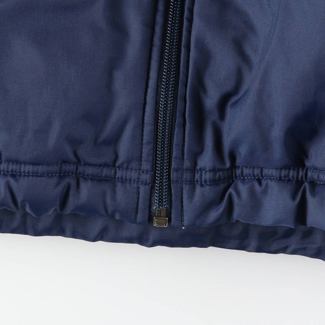 2000'S Nike Reversible Back Logo Fleece and Padded Puffer Jacket, Men's Size XL Nylon navy blue type Vintage Second Hand
