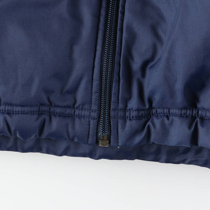 2000'S Nike Reversible Back Logo Fleece and Padded Puffer Jacket, Men's Size XL Nylon navy blue type Vintage Second Hand