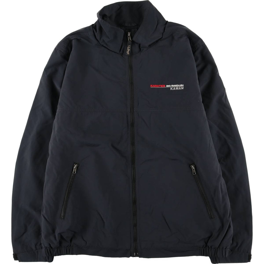 90s-00'S LLBean Nylon Jacket, Men's Size XL Nylon black type Vintage Second Hand