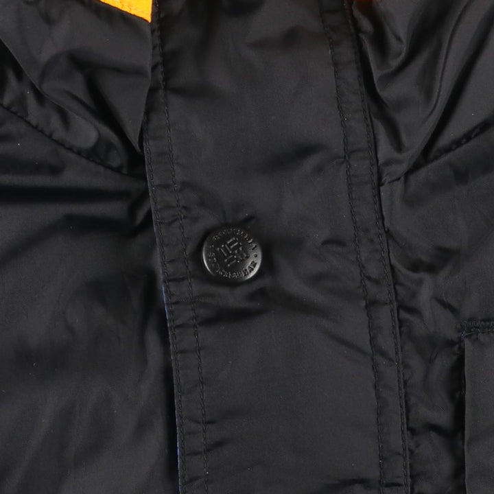 90s-00'S Columbia Men's Padded Puffer Jacket, Size L Nylon black type Vintage Second Hand