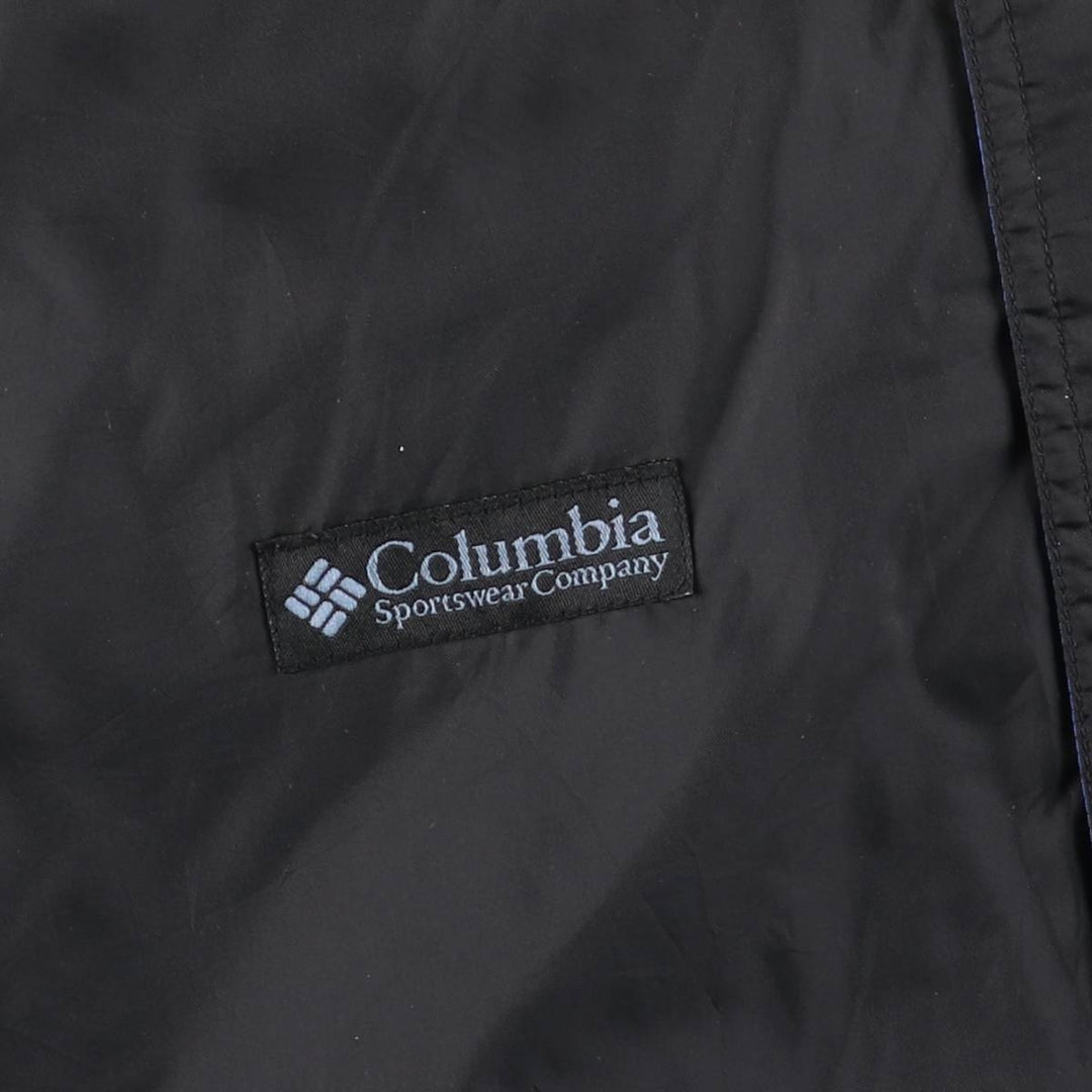 90s-00'S Columbia Men's Padded Puffer Jacket, Size L Nylon black type Vintage Second Hand