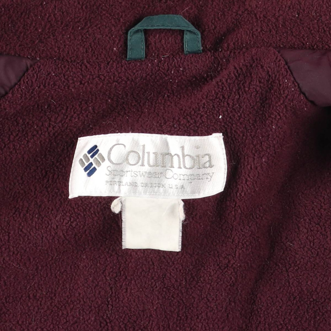 90'S Vintage Columbia White Tag Padded Puffer Jacket, Men's XXL unclear dark green Vintage Second Hand