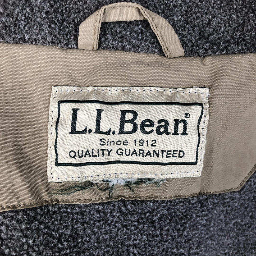 LLBean Men's XL Padded Puffer Jacket unclear Beige type Vintage Second Hand