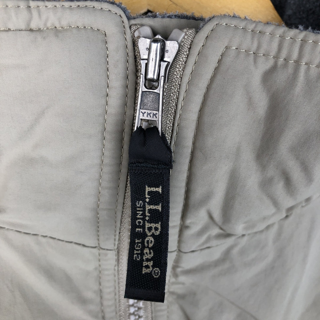 LLBean Men's XL Padded Puffer Jacket unclear Beige type Vintage Second Hand