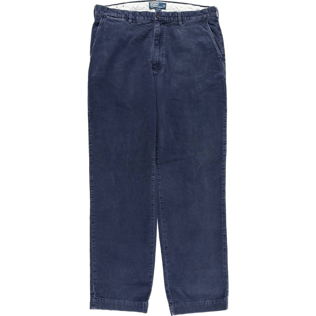 Ralph Lauren POLO by Ralph Lauren Corduroy Pants Men's W37 cotton navy blue type Vintage Second Hand