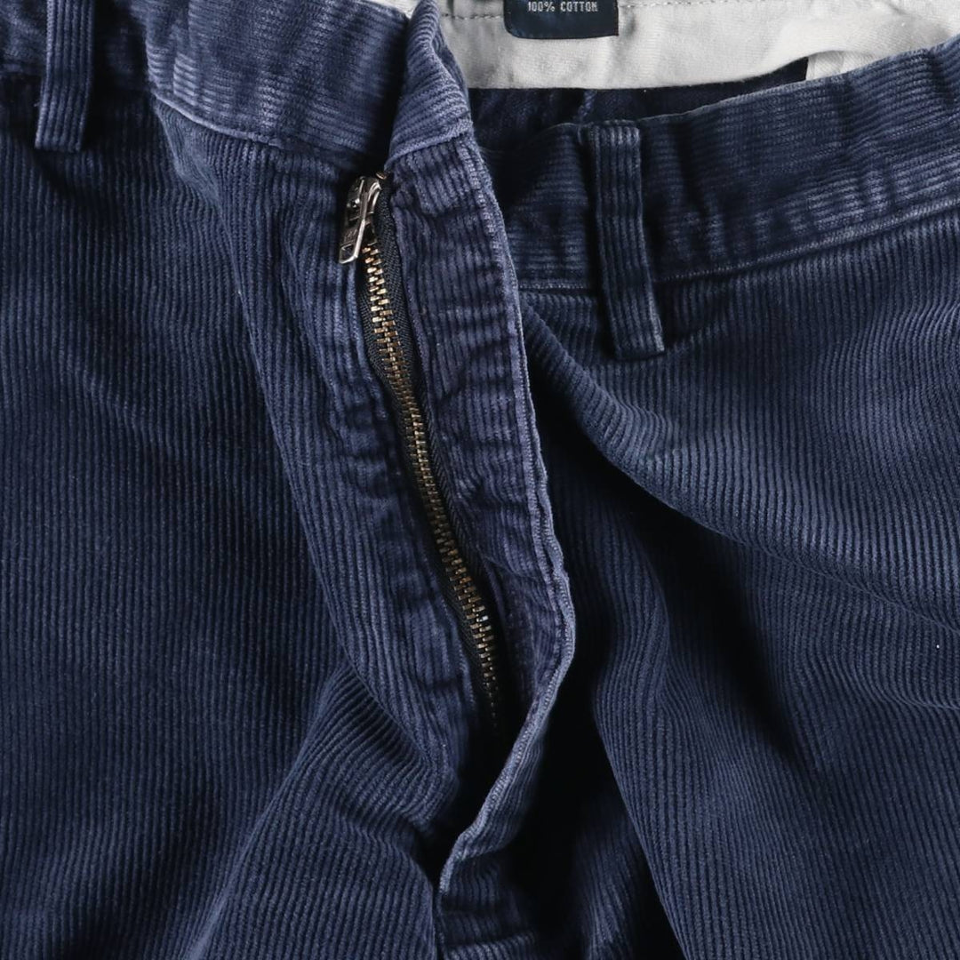 Ralph Lauren POLO by Ralph Lauren Corduroy Pants Men's W37 cotton navy blue type Vintage Second Hand