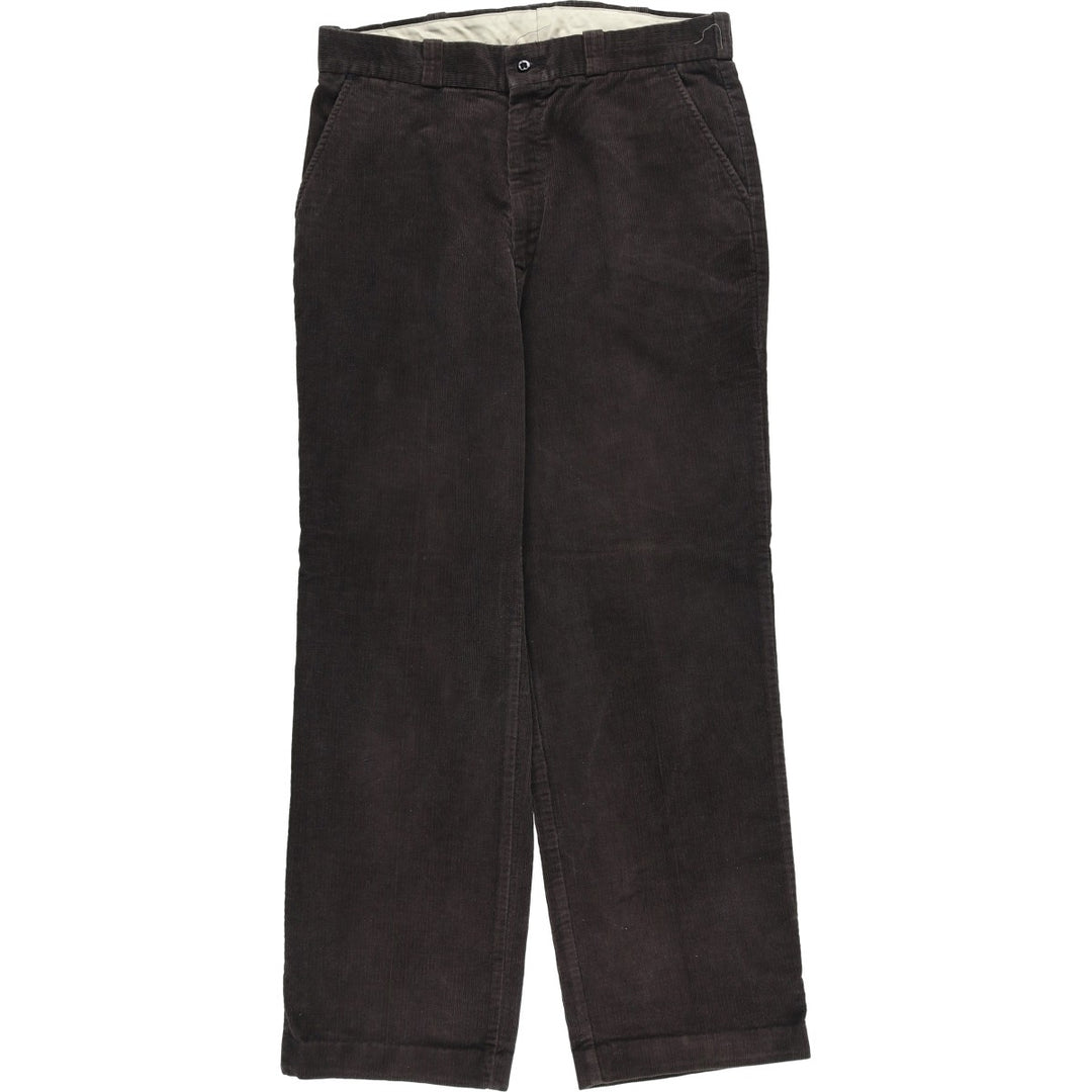 Vintage 80s-90'S Field Master Full Fit Corduroy Pants, Men's, Size 33 (approx.) cotton brown type Vintage Second Hand
