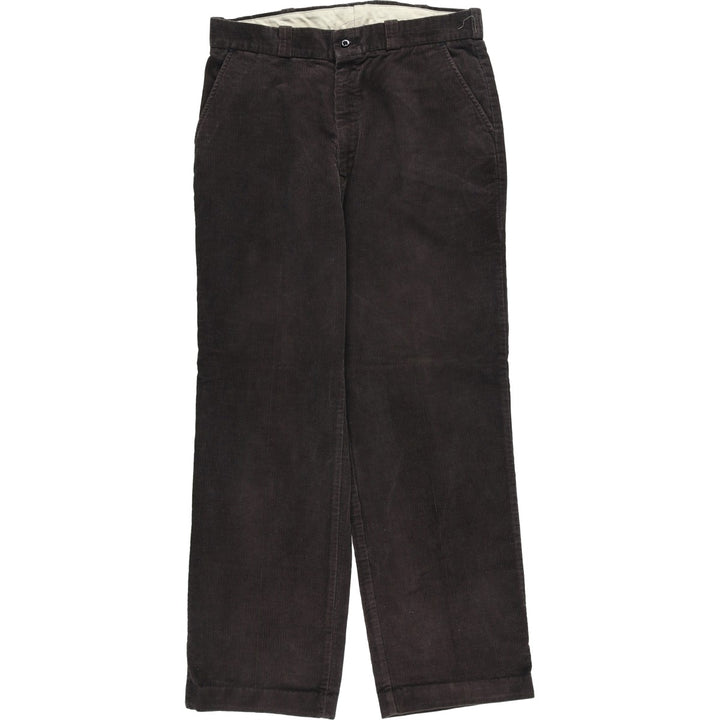 Vintage 80s-90'S Field Master Full Fit Corduroy Pants, Men's, Size 33 (approx.) cotton brown type Vintage Second Hand