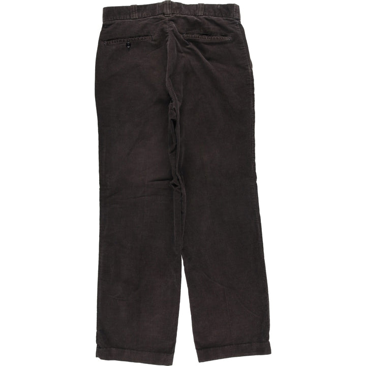 Vintage 80s-90'S Field Master Full Fit Corduroy Pants, Men's, Size 33 (approx.) cotton brown type Vintage Second Hand