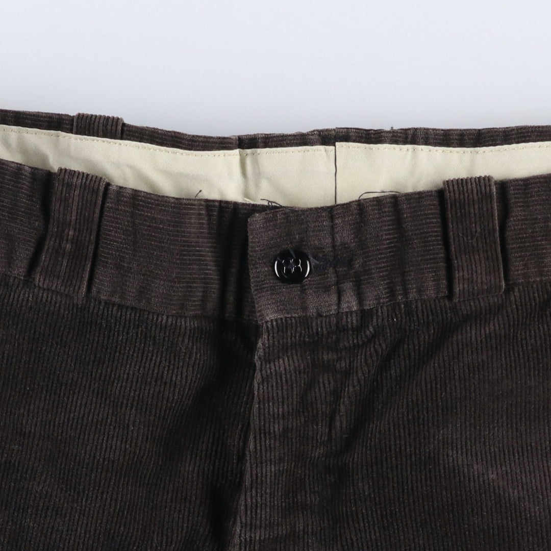 Vintage 80s-90'S Field Master Full Fit Corduroy Pants, Men's, Size 33 (approx.) cotton brown type Vintage Second Hand