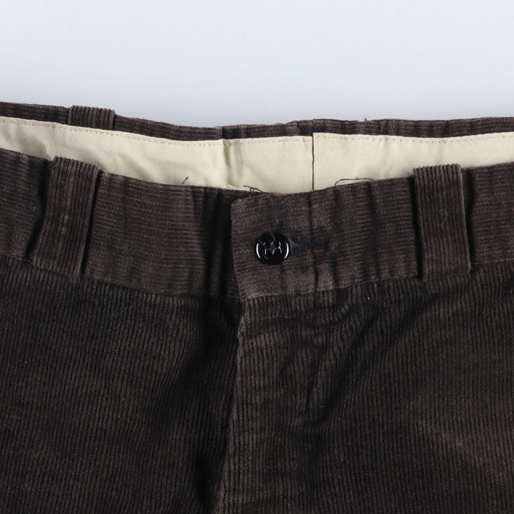 Vintage 80s-90'S Field Master Full Fit Corduroy Pants, Men's, Size 33 (approx.) cotton brown type Vintage Second Hand