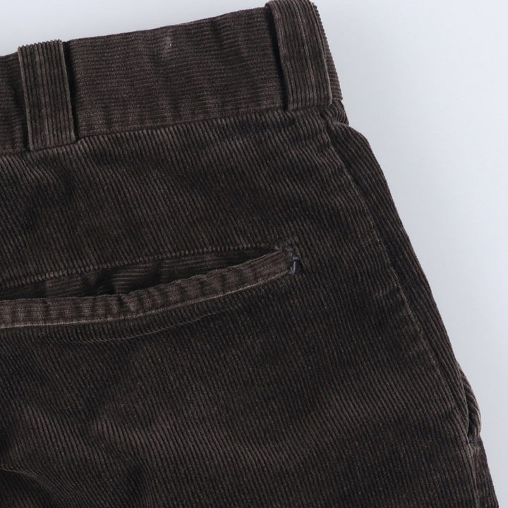 Vintage 80s-90'S Field Master Full Fit Corduroy Pants, Men's, Size 33 (approx.) cotton brown type Vintage Second Hand