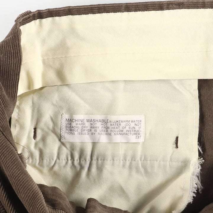 Vintage men's corduroy pants, size W32 unclear brown type Vintage Second Hand