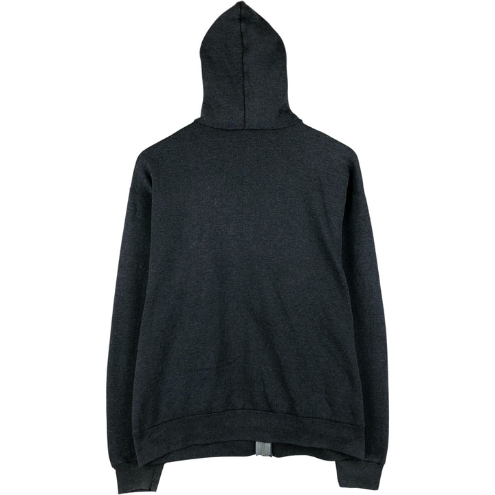 Vintage 90'S Fruit of the Loom full-zip sweatshirt hoodie, made in the USA, size L, men's cotton gray type Vintage Second Hand