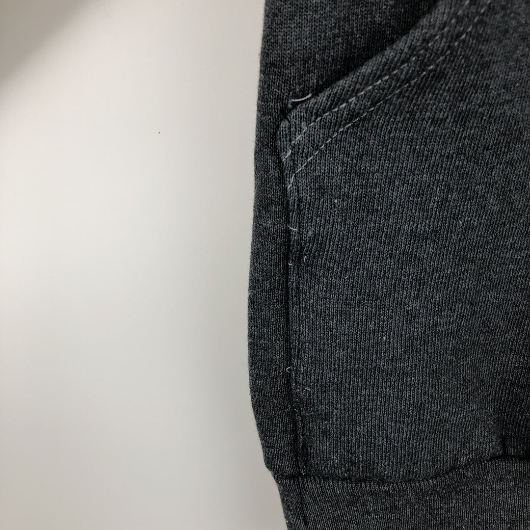 Vintage 90'S Fruit of the Loom full-zip sweatshirt hoodie, made in the USA, size L, men's cotton gray type Vintage Second Hand
