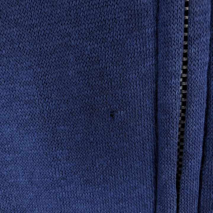 Vintage 80'S Gearing Up full-zip sweatshirt hoodie, size XL, men's acrylic Navy blue Vintage Second Hand