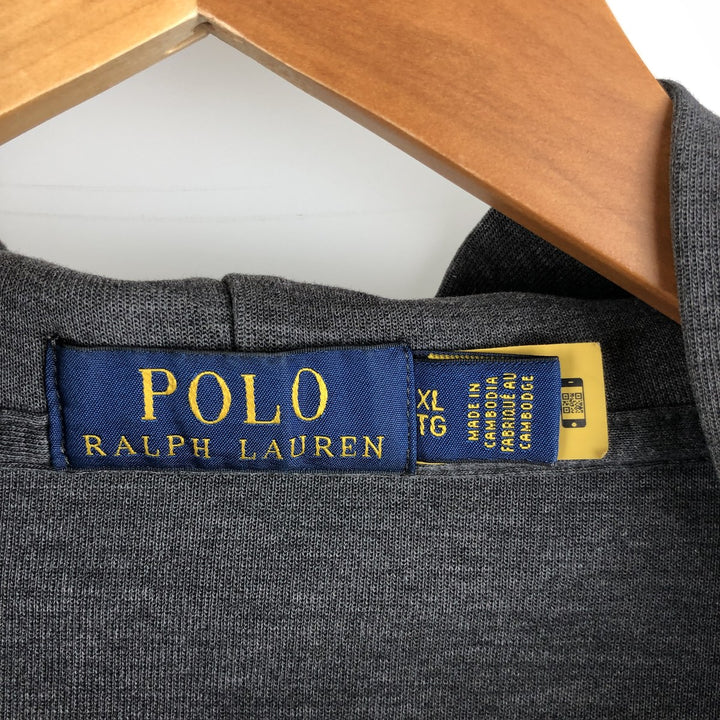 Ralph Lauren POLO RALPH LAUREN Sweat Full Zip Hoodie Men's XL polyester gray type Vintage Second Hand