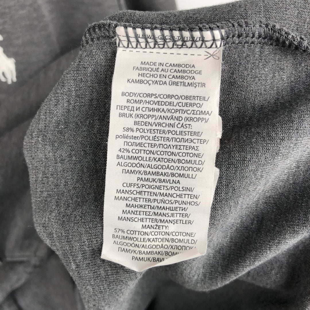 Ralph Lauren POLO RALPH LAUREN Sweat Full Zip Hoodie Men's XL polyester gray type Vintage Second Hand