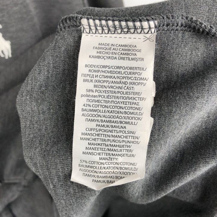 Ralph Lauren POLO RALPH LAUREN Sweat Full Zip Hoodie Men's XL polyester gray type Vintage Second Hand