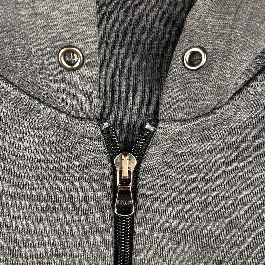 Ralph Lauren POLO RALPH LAUREN Sweat Full Zip Hoodie Men's XL polyester gray type Vintage Second Hand