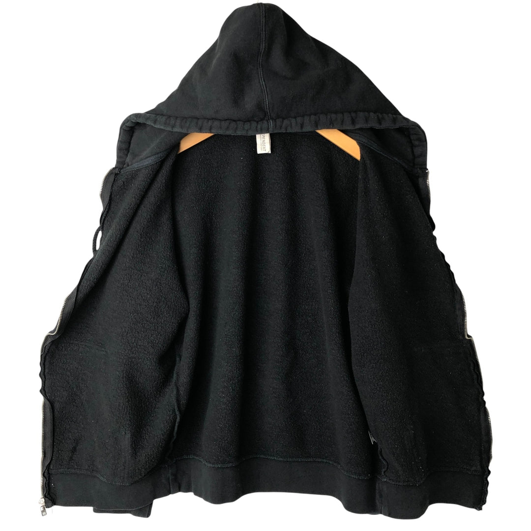 Independent Trading Company KISS Band Full-Zip Hoodie, Men's Size Small cotton black type Vintage Second Hand