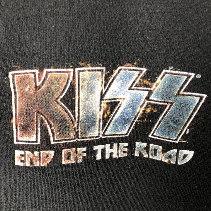 Independent Trading Company KISS Band Full-Zip Hoodie, Men's Size Small cotton black type Vintage Second Hand