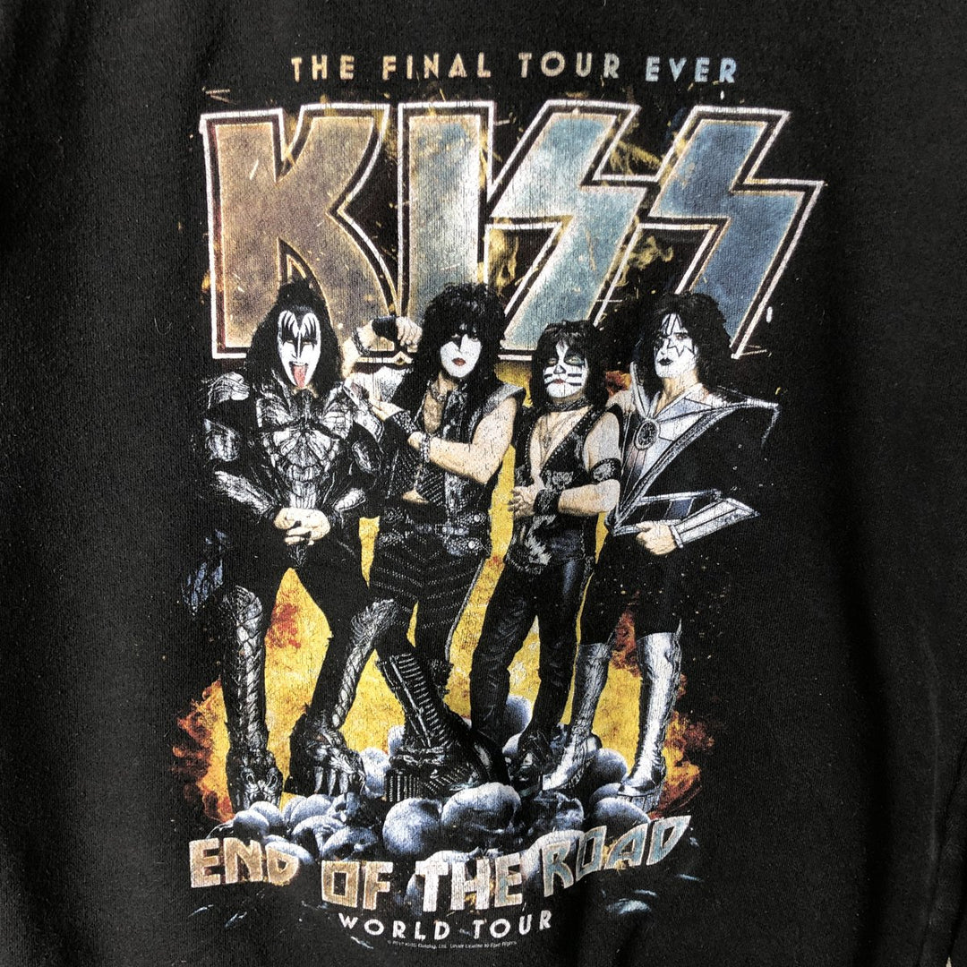 Independent Trading Company KISS Band Full-Zip Hoodie, Men's Size Small cotton black type Vintage Second Hand