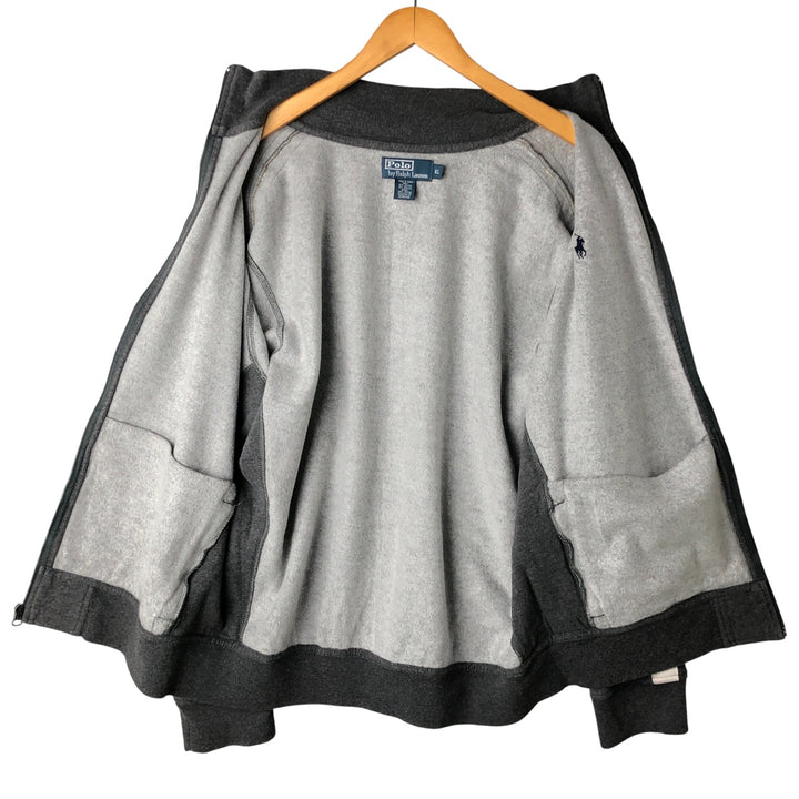 Ralph Lauren Polo by Ralph Lauren full-zip sweatshirt, men's size XL cotton gray type Vintage Second Hand