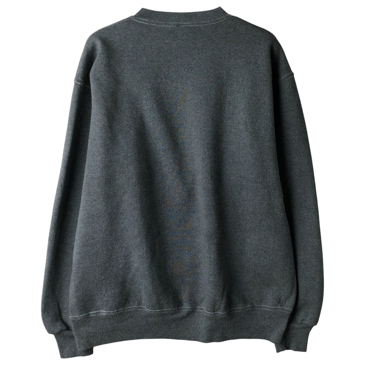 90'S Russell College Sweatshirt, Made in USA, Men's L, Vintage cotton gray type Vintage Second Hand