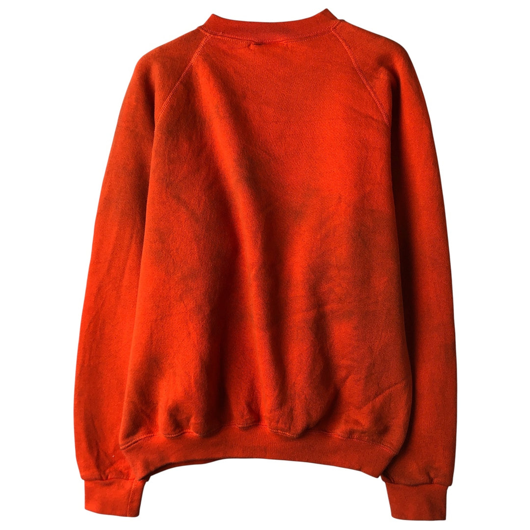 Vintage 90'S Discus Athletic print sweatshirt, made in the USA, size M, men's cotton orange type Vintage Second Hand