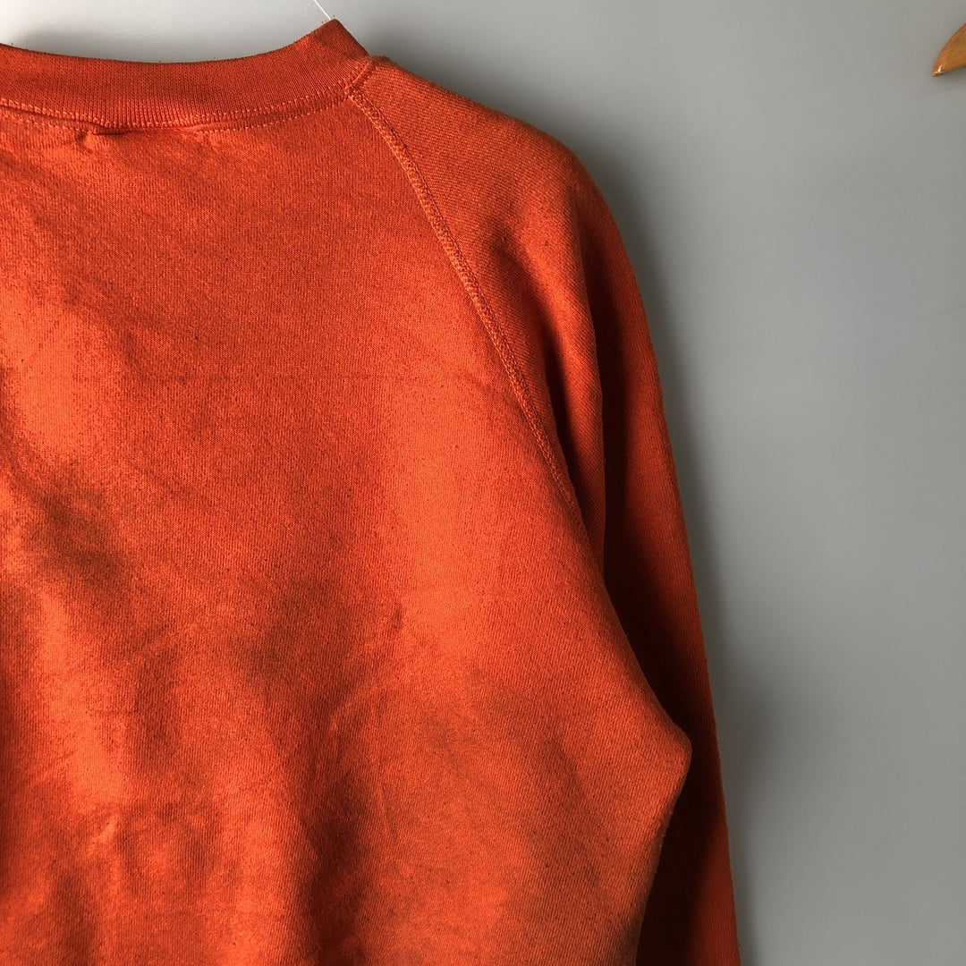 Vintage 90'S Discus Athletic print sweatshirt, made in the USA, size M, men's cotton orange type Vintage Second Hand