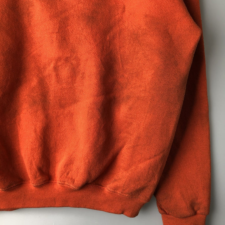 Vintage 90'S Discus Athletic print sweatshirt, made in the USA, size M, men's cotton orange type Vintage Second Hand