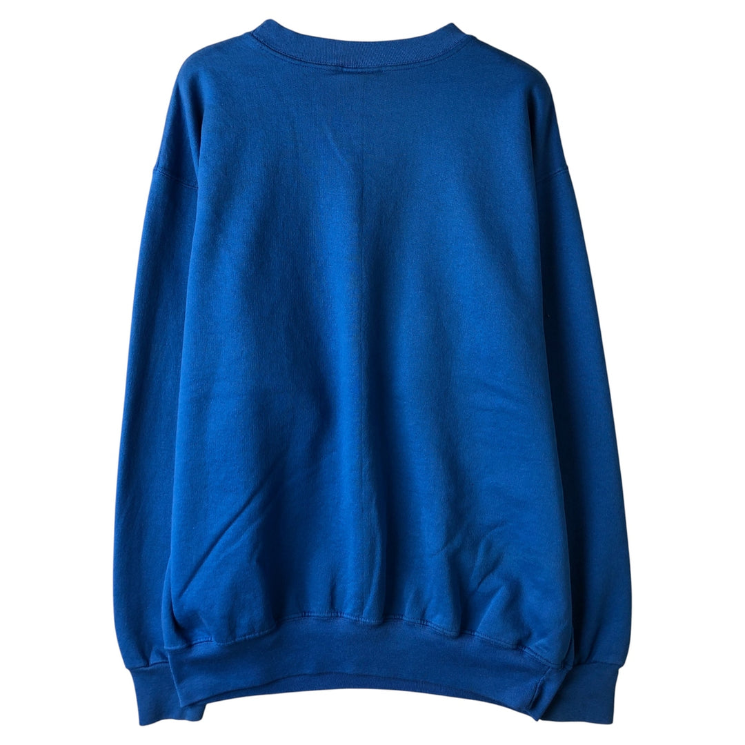 Vintage '90'S TEAM RATED NFL Detroit Lions Print Sweatshirt, Made in USA, Men's Size L cotton blue type Vintage Second Hand