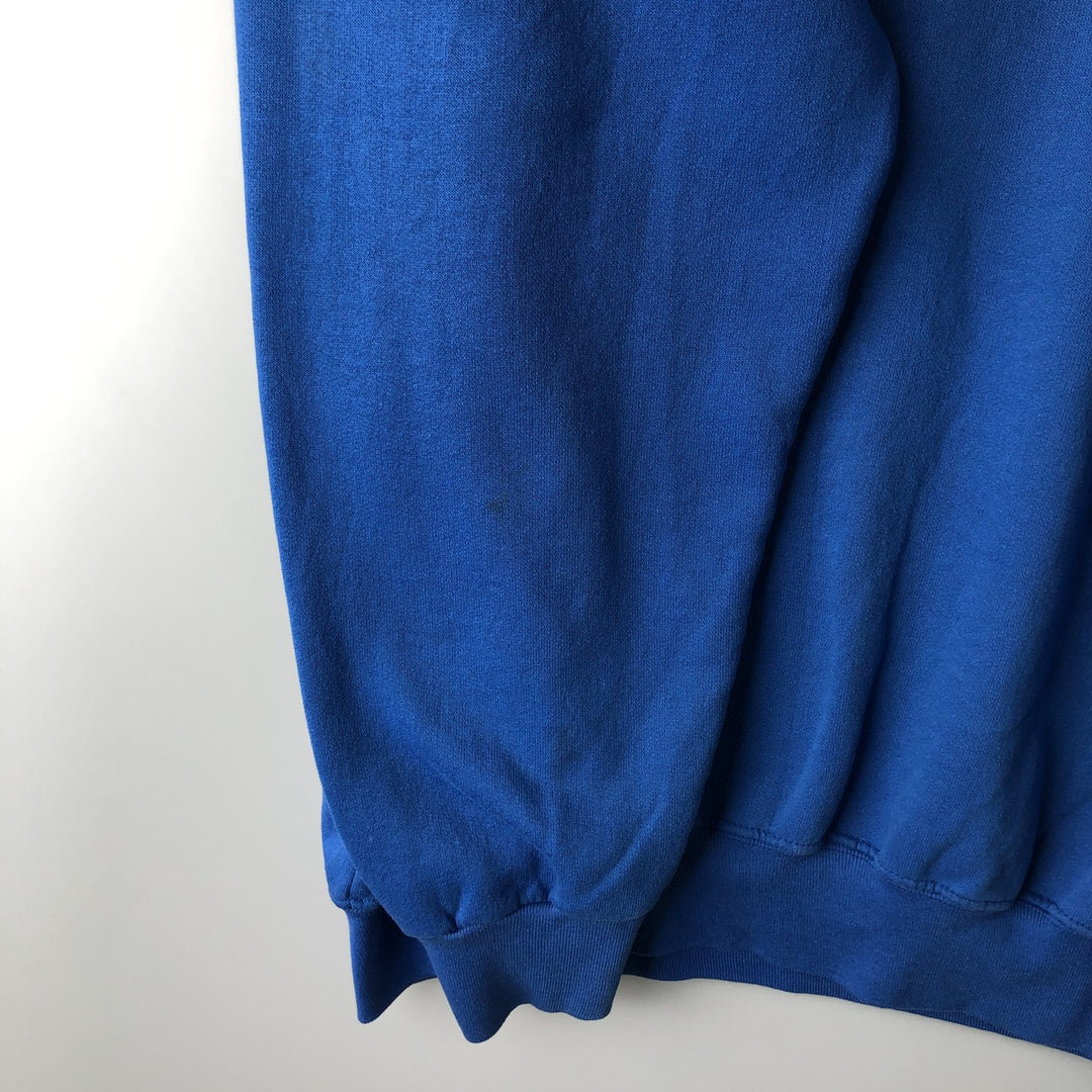 Vintage '90'S TEAM RATED NFL Detroit Lions Print Sweatshirt, Made in USA, Men's Size L cotton blue type Vintage Second Hand