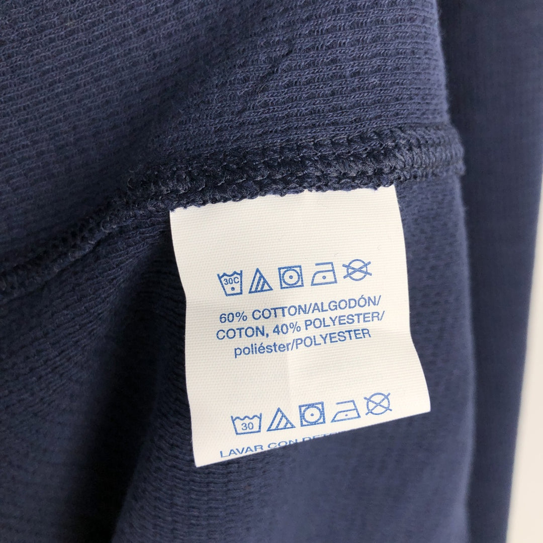 Ralph Lauren POLO RALPH LAUREN SLEEPWEAR Thermal Long T-Shirt, Men's XL cotton navy blue type Vintage Second Hand