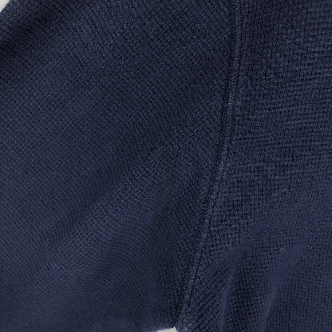 Ralph Lauren POLO RALPH LAUREN Thermal Long T-Shirt Men's Size L cotton navy blue type Vintage Second Hand