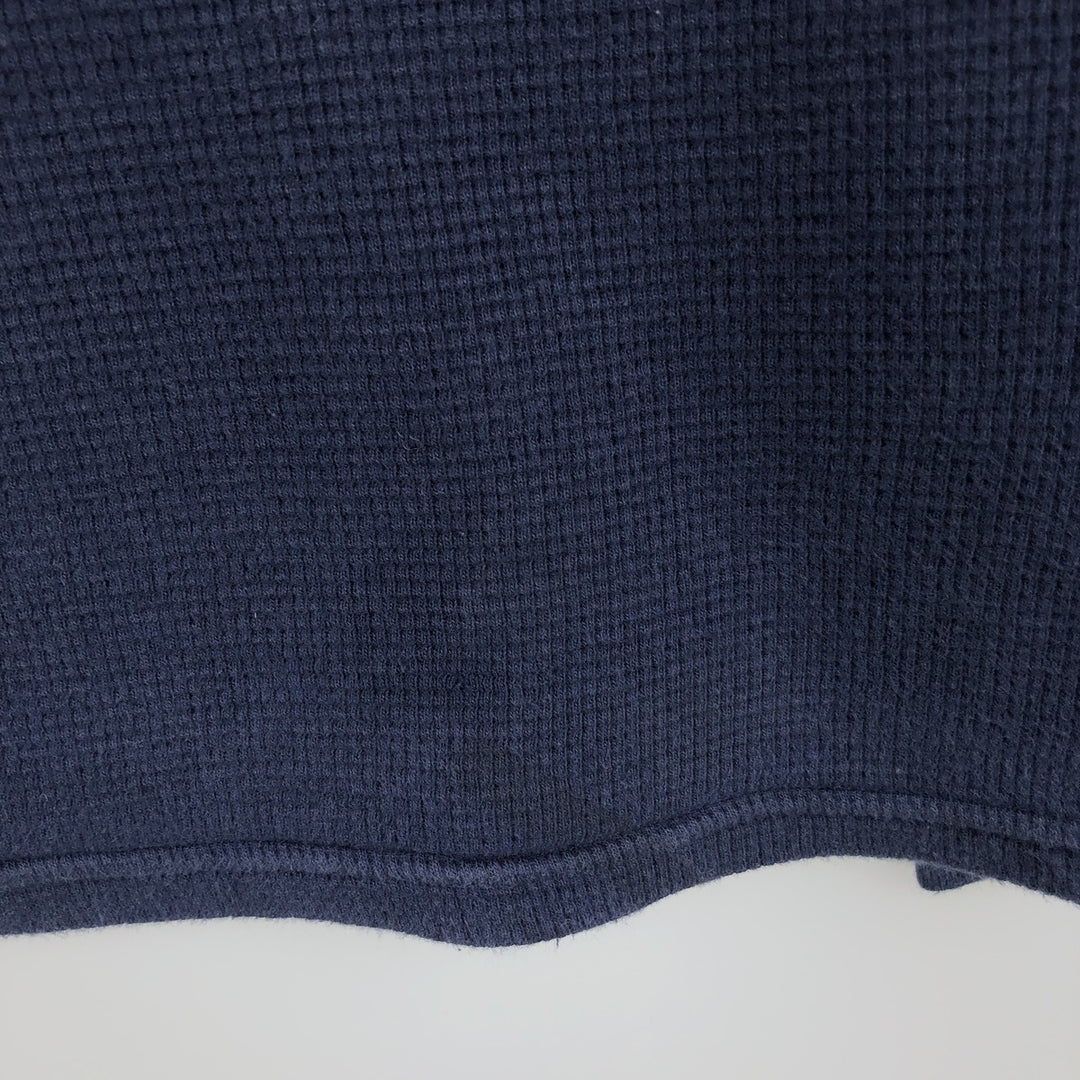 Ralph Lauren POLO RALPH LAUREN Thermal Long T-Shirt Men's Size L cotton navy blue type Vintage Second Hand