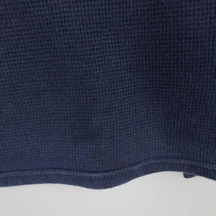 Ralph Lauren POLO RALPH LAUREN Thermal Long T-Shirt Men's Size L cotton navy blue type Vintage Second Hand