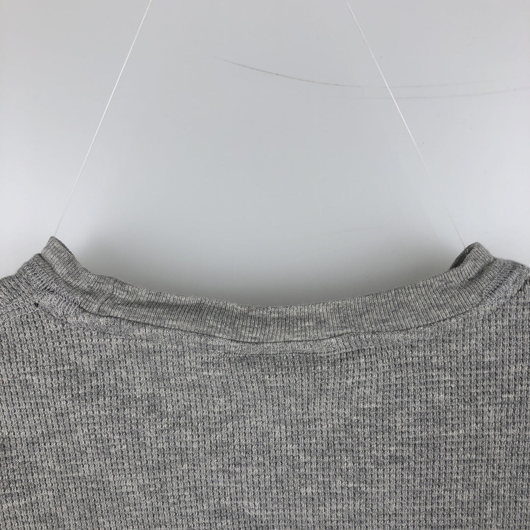 Ralph Lauren POLO RALPH LAUREN SLEEPWEAR Thermal Long T-Shirt, Men's Size Small cotton gray type Vintage Second Hand