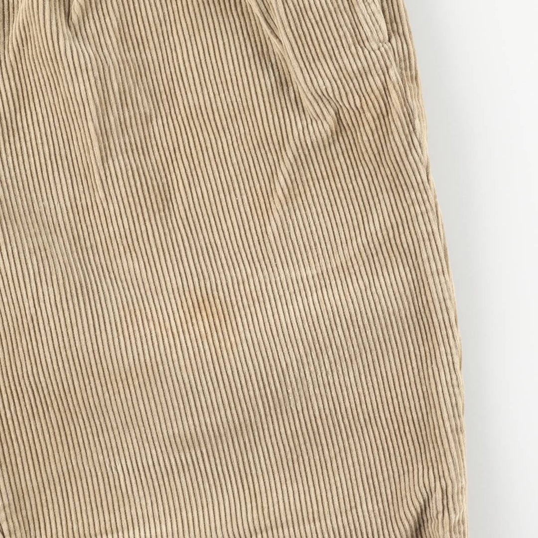 Ralph Lauren Polo Ralph Lauren Two-pleat Corduroy Pants Men's Size W33 cotton Beige type Vintage Second Hand