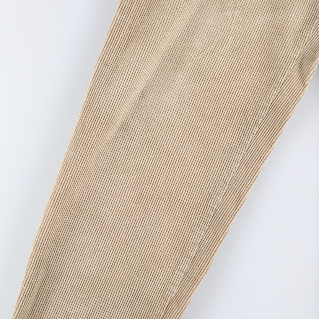 90'S GAP EASY FIT Old Gap Two-pleat Corduroy Pants Men's Size 34 (Vintage) cotton Beige type Vintage Second Hand