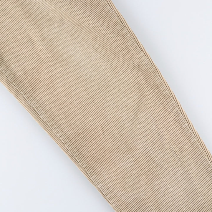 90'S GAP EASY FIT Old Gap Two-pleat Corduroy Pants Men's Size 34 (Vintage) cotton Beige type Vintage Second Hand