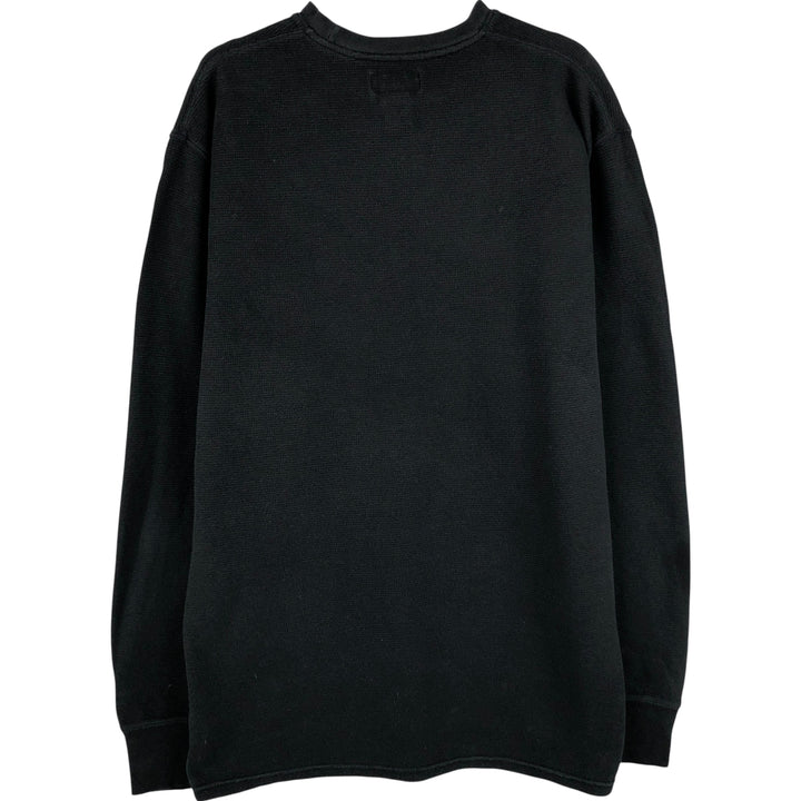 Ralph Lauren POLO RALPH LAUREN Thermal Long T-Shirt Men's XXL cotton black type Vintage Second Hand