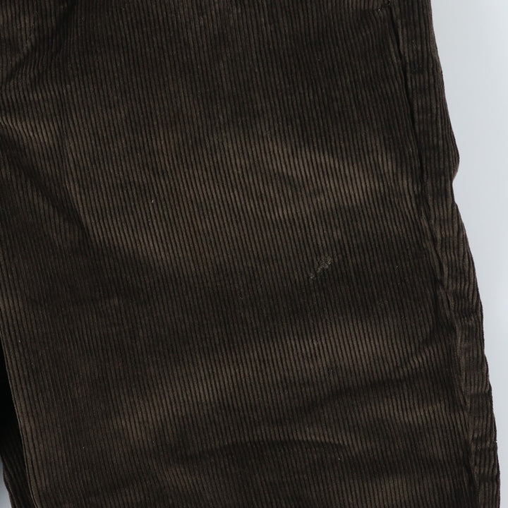 Brooks Brothers Men's Corduroy Pants, Size W33 cotton Khaki type sage green Vintage Second Hand