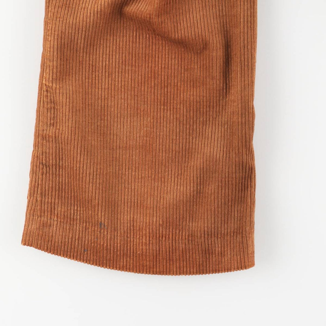 Vintage 1970'S Levi's STA-PREST flare-cut corduroy pants, men's size W34. unclear orange type Vintage Second Hand
