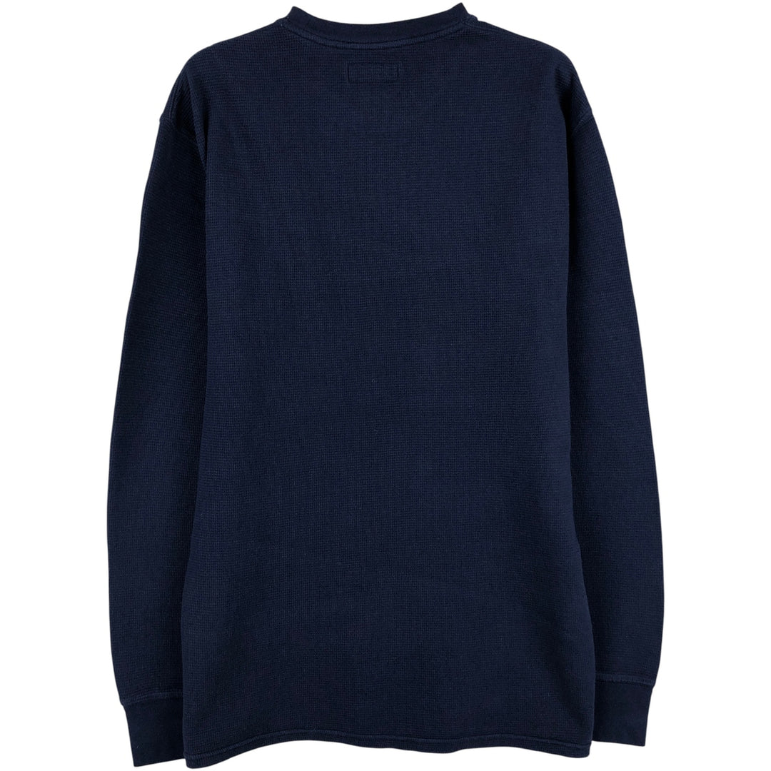 Ralph Lauren POLO RALPH LAUREN Thermal Long T-Shirt Men's Size L cotton navy blue type Vintage Second Hand