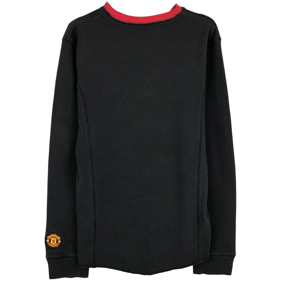 2000'S Nike Premier League Manchester United Thermal Long Sleeve T-Shirt, Men's Size Medium cotton black type Vintage Second Hand