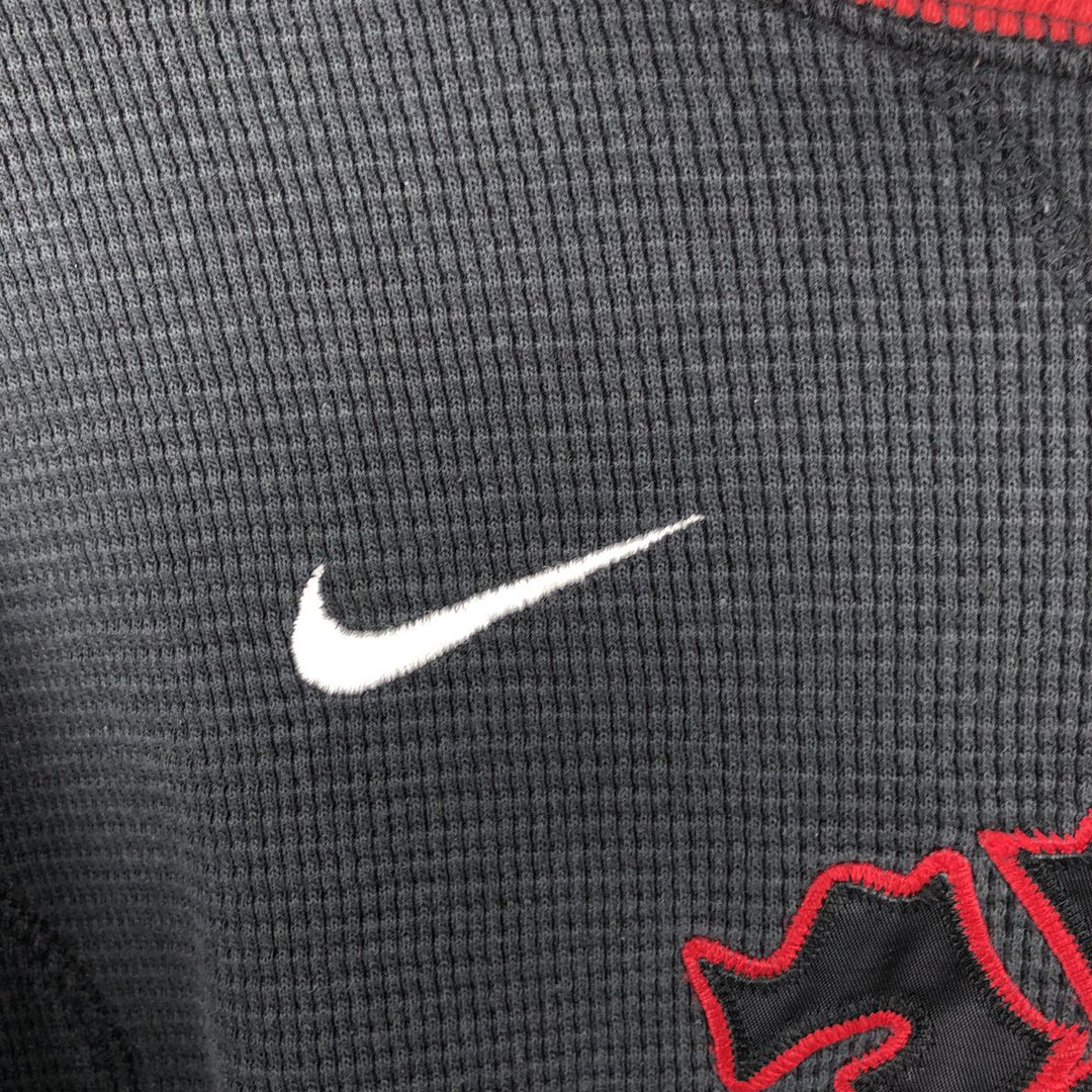 2000'S Nike Premier League Manchester United Thermal Long Sleeve T-Shirt, Men's Size Medium cotton black type Vintage Second Hand