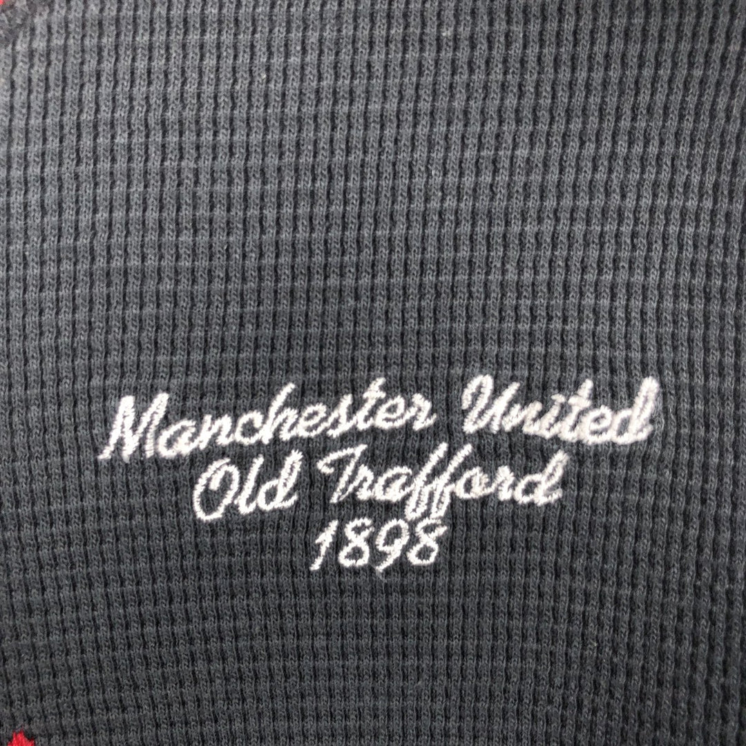 2000'S Nike Premier League Manchester United Thermal Long Sleeve T-Shirt, Men's Size Medium cotton black type Vintage Second Hand