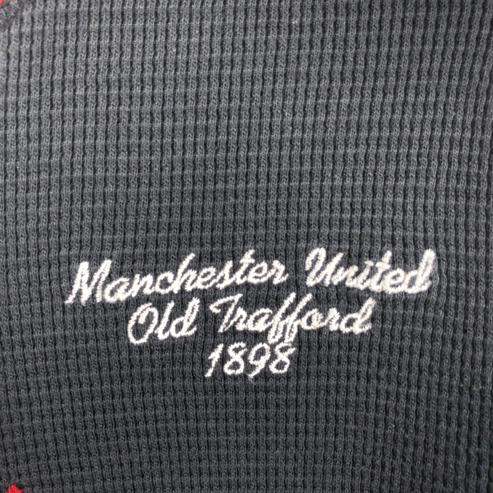 2000'S Nike Premier League Manchester United Thermal Long Sleeve T-Shirt, Men's Size Medium cotton black type Vintage Second Hand